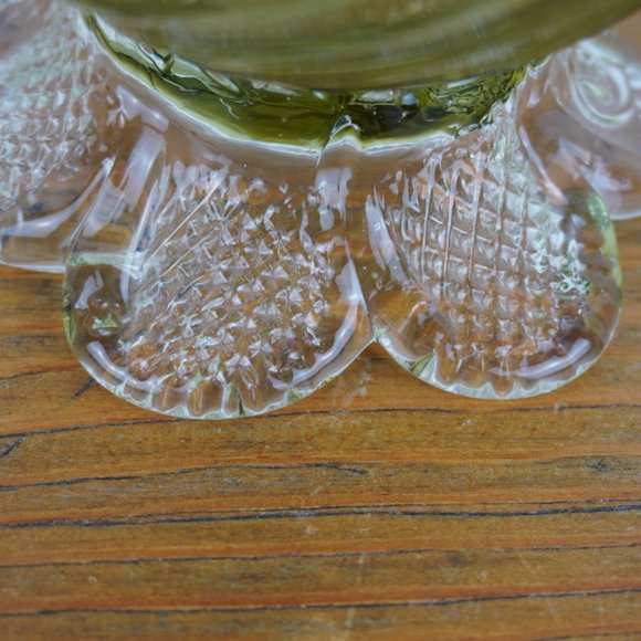 VERY RARE Chalet Heritage Glass Vase Market w/ CH LXXI Handblown Glass Art Vase - Picture 9 of 12